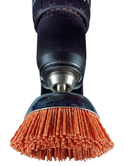 Copa ondulada de nylon grano 80 Makita D-45515 para uso con taladro