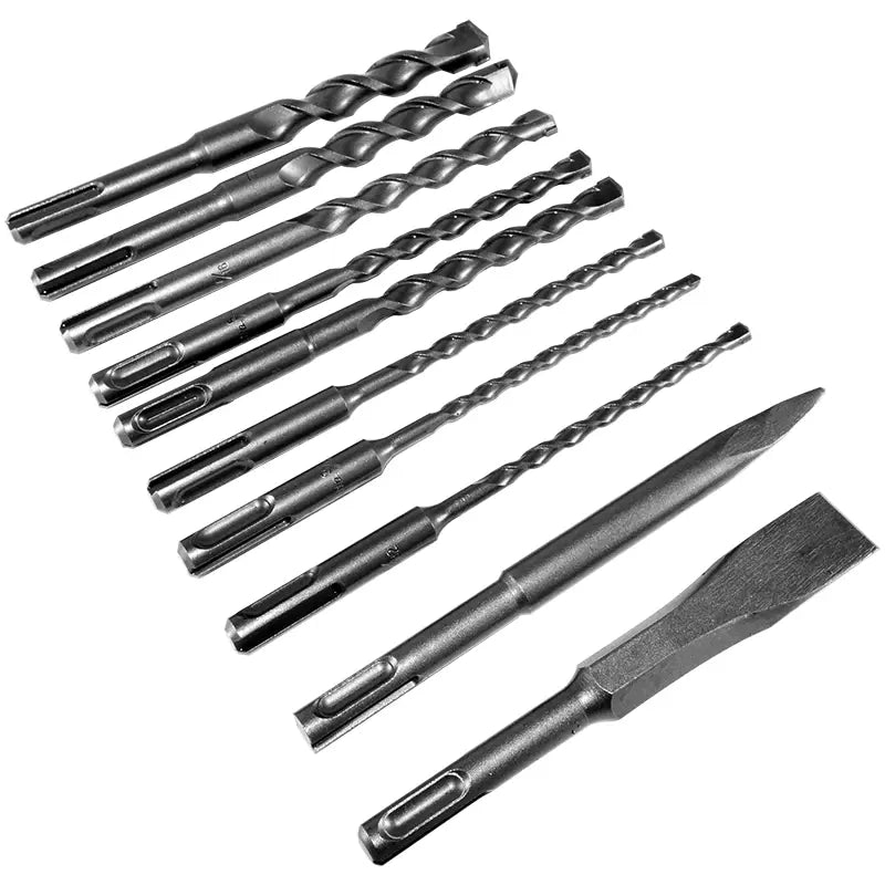 Kit de brocas y cinceles SDS PLUS Makita D-45820 de 10 piezas