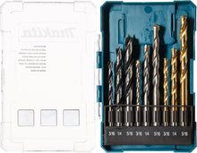 Juego Makita de 9 brocas para diversos materiales