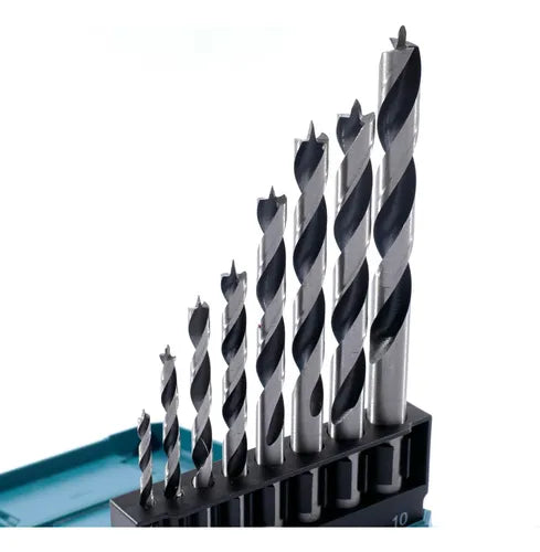 Juego de 8 brocas Makita para madera de 3mm a 10mm