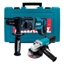 Kit de Martillo SDS PLUS HR2475 y Miniesmeril 9557HN de 4-1/2" MAKITA