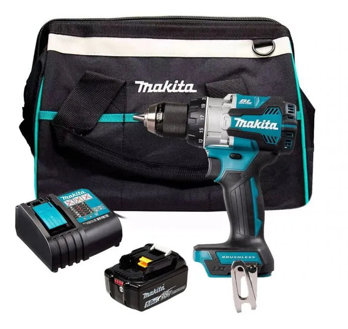 Kit Taladro percutor atornillador Makita DHP489 LXT XPT 18V