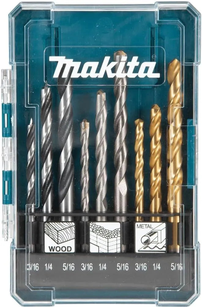 Kit de Rotomartillo Makita HP1630 de 710W y juego de brocas