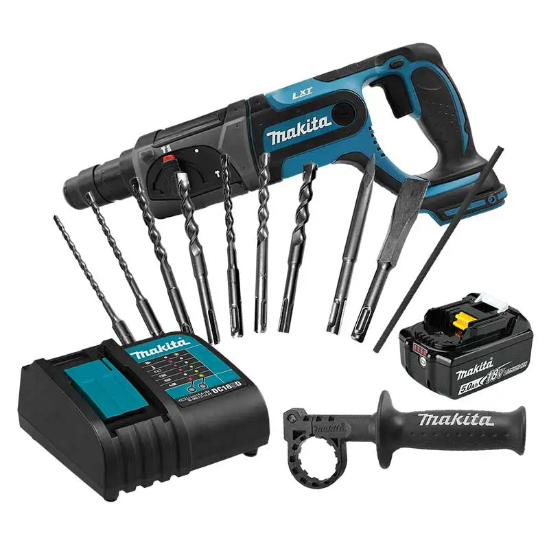 Kit Rotomartillo SDS PLUS Makita DHR241 LXT 18V