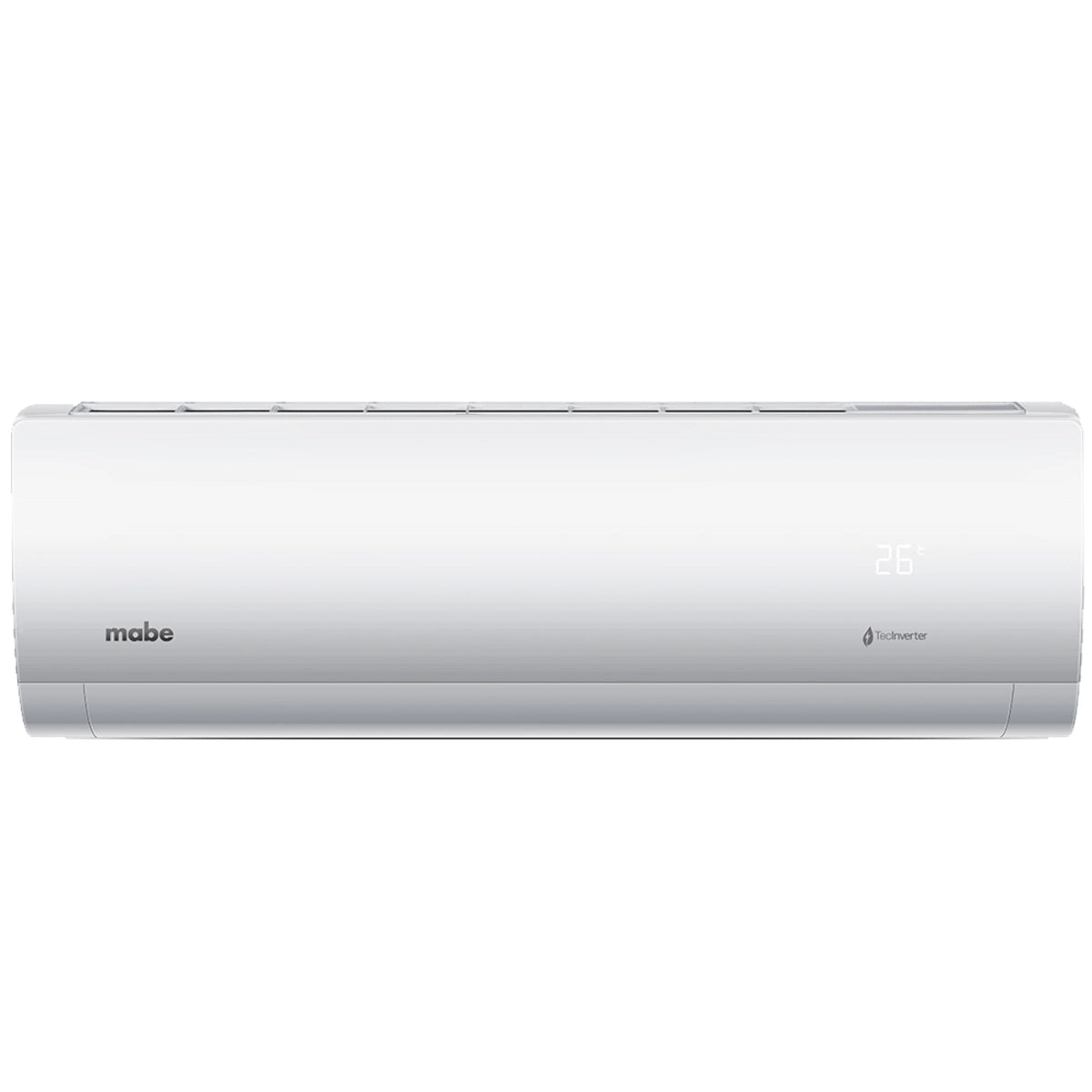 Aire acondicionado mini split inverter frío y calor 1 tonelada 220v blanco Mabe