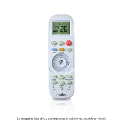 Aire acondicionado mini split inverter frío y calor 1 tonelada 220v blanco Mabe