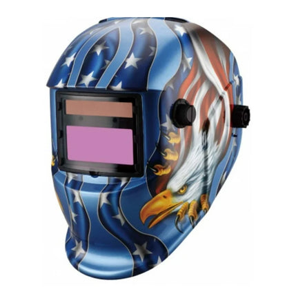 Careta de soldar eléctrica Oakland CE-M13 azul americano