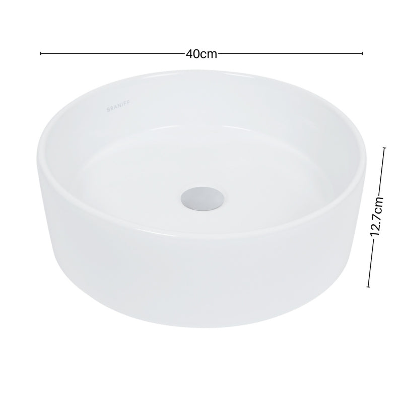 Lavabo de sobreponer Orion Totti blanco alto brillo