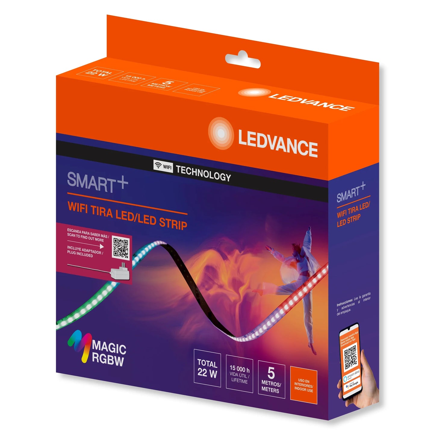 Tira led RGB Ledvance Smart + Wifi de 5m