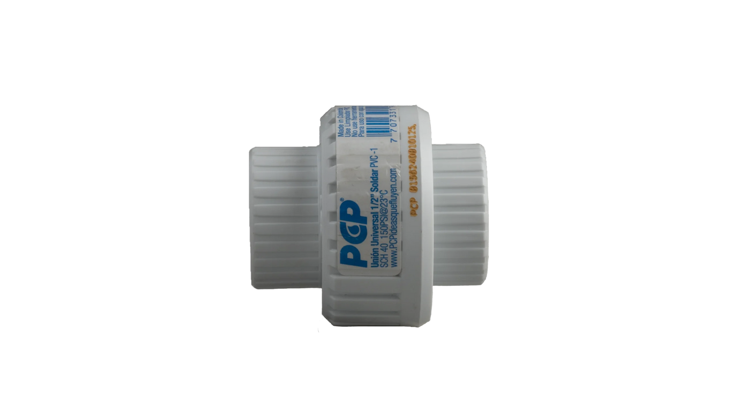 Tuerca unión universal PCP de pvc de soldar de 1"
