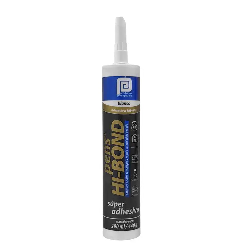 Silicón Pennsylvania Hi-Bond blanco 290ml