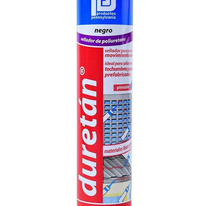 Silicón poliuretano Duretán Pennsylvania negro 300 ml