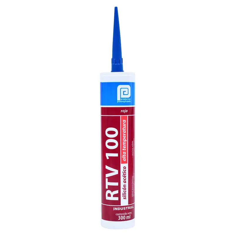 Silicón rojo RTV 100 industrial Pennsylvania 300ml