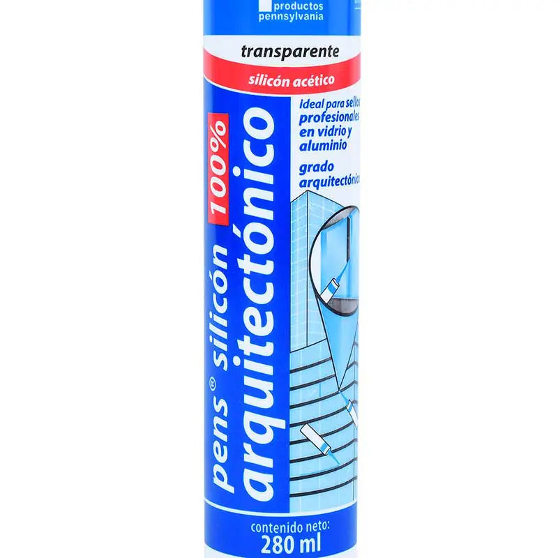 Silicón acético transparente arquitectónico Pennsylvania 280 ml