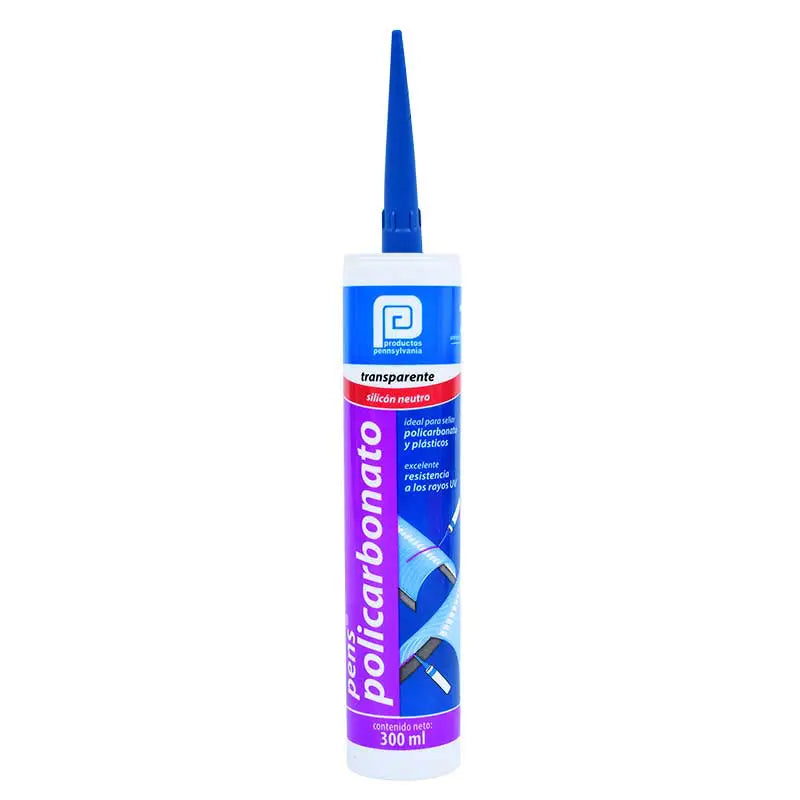 Silicón policarbonato neutro transparente Pennsylvania 300 ml