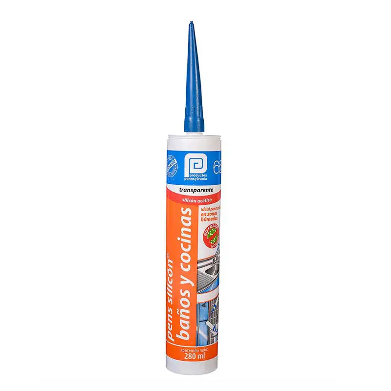 Silicón Pennsylvania para baños y cocina transparente 280ml