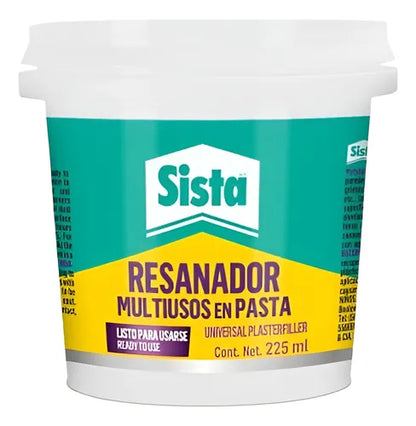 Resanador multiusos de pasta blanca SISTA 225ml