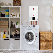 Calentador de agua Instantáneo tiro forzado 16 L/min gas LP 3 Servicios Rheem