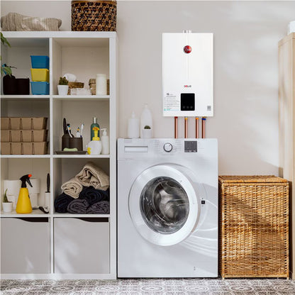 Calentador de agua Instantáneo tiro forzado 16 L/min gas LP 3 Servicios Rheem