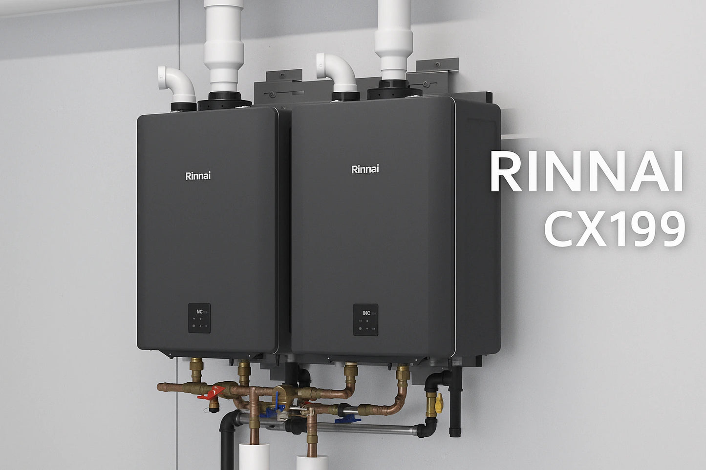 Calentador instantáneo de alta eficiencia Rinnai CX199i para interior