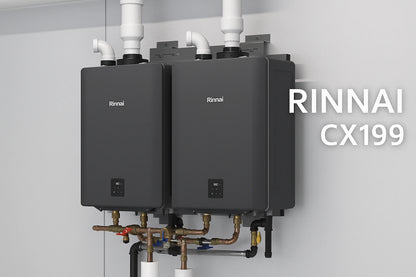 Calentador instantáneo de alta eficiencia Rinnai CX199i para interior