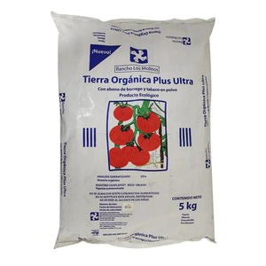 Tierra orgánica plus ultra de 5 kg Rancho los molinos