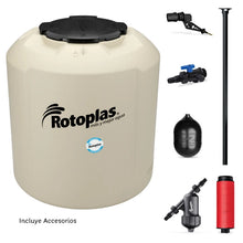 Tinaco Rotoplas Plus+ equipado de 1,100 litros