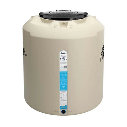 Tinaco Rotoplas Plus+ equipado de 1,100 litros