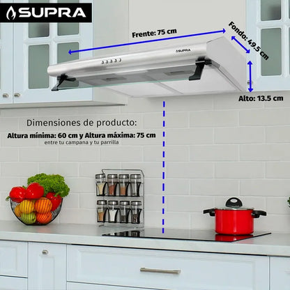 Campana de cocina slim empotrable CB-76 Supra