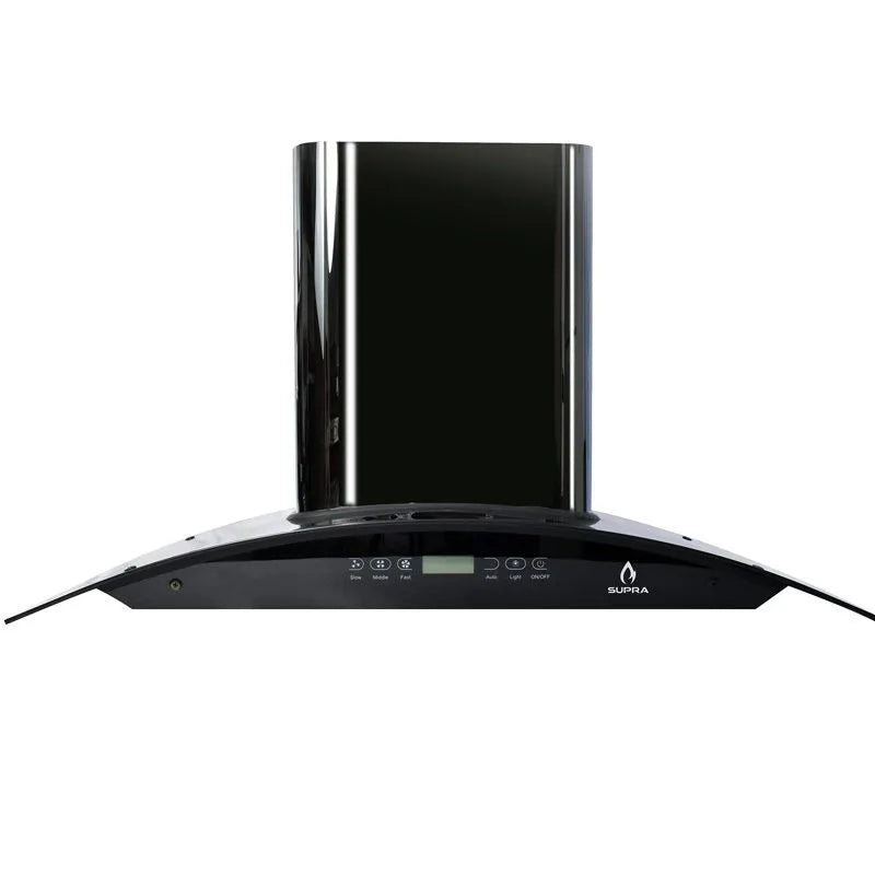 Campana de cocina extractora Skyfall Supra de 87 cm color negro