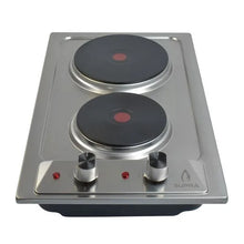 Parrilla eléctrica empotrable Tramonto Supra de 2 quemadores 110v