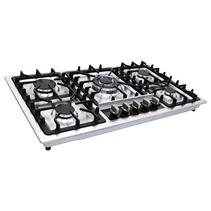 Parrilla de gas empotrable de 5 quemadores 5Q-ES-87 Supra