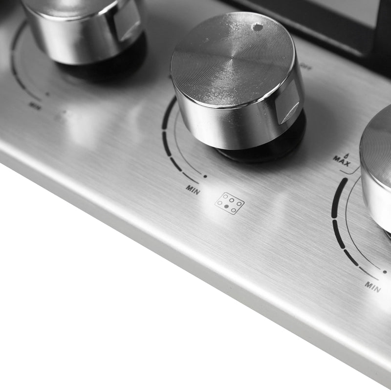 Parrilla de gas empotrable de 6 quemadores Diamond Steel Supra