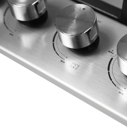 Parrilla de gas empotrable de 6 quemadores Diamond Steel Supra