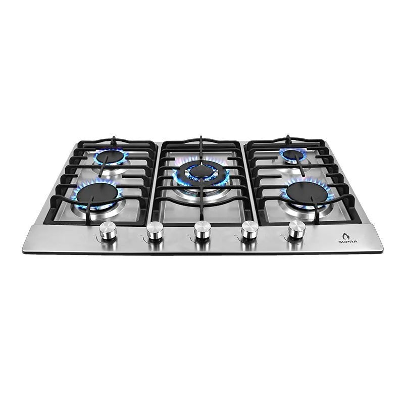 Parrilla de gas Quantum 76 Supra empotrable con 5 quemadores