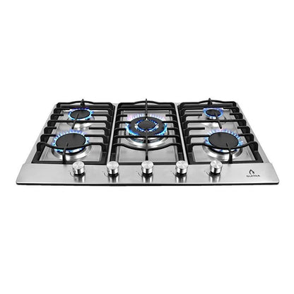 Parrilla de gas Quantum 76 Supra empotrable con 5 quemadores