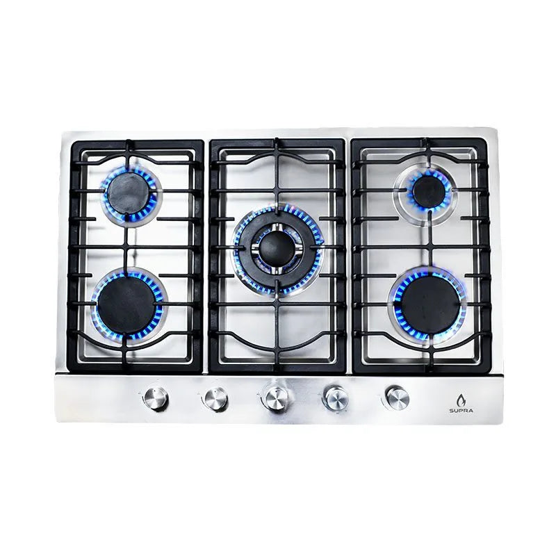 Parrilla de gas Quantum 76 Supra empotrable con 5 quemadores