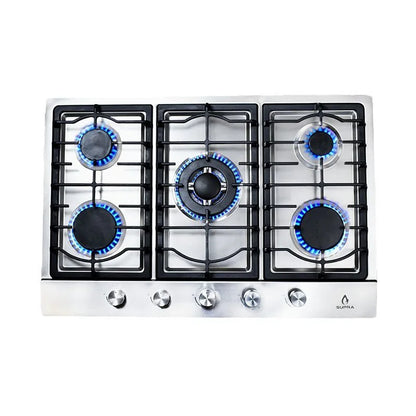 Parrilla de gas Quantum 76 Supra empotrable con 5 quemadores