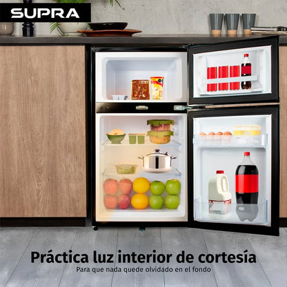 Frigobar Whistler Supra negro de 89L con congelador