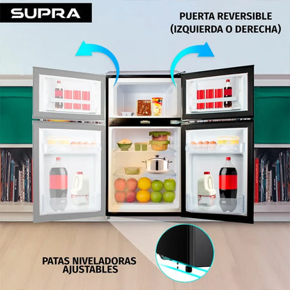 Frigobar Whistler Supra negro de 89L con congelador