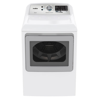 Secadora Mabe a gas lp de 7.4 cu.ft blanca con sanitizado