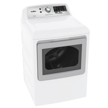 Secadora Mabe a gas lp de 7.4 cu.ft blanca con sanitizado