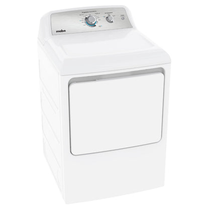 Secadora a gas lp Mabe de 6.2 cuft. blanca con sanitizado