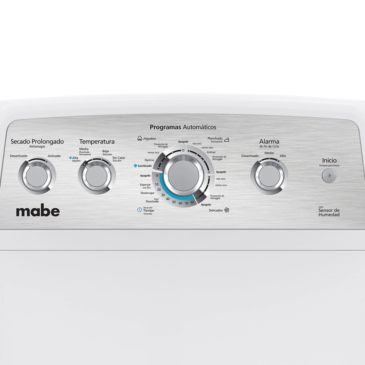 Secadora Mabe a gas lp 7.2 cuft. blanca