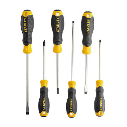 Juego de destornilladores Stanley Cushion Grip de 6 piezas