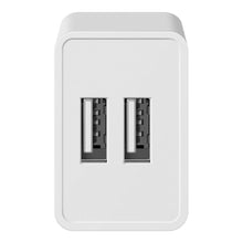 Cargador USB doble de 10w Steren blanco
