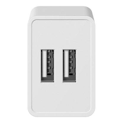 Cargador USB doble de 10w Steren blanco