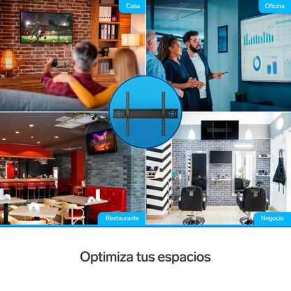 Soporte para pantallas Steren de 37” a 83” con ajuste de inclinación