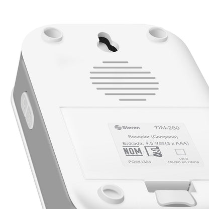 Timbre inalámbrico Steren de 36 tonos y 200m de alcance