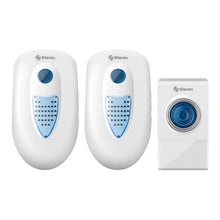 Timbre inalámbrico Steren de 38 tonos 50m de alcance 2 campanas blanco